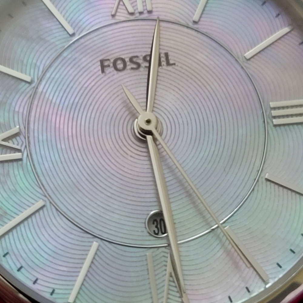 Fossil Jacqueline Tan Leather Watch 🖤